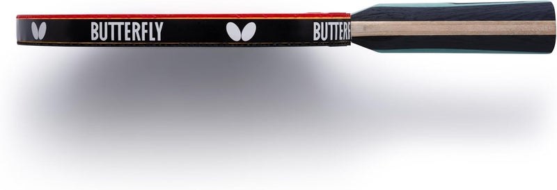 Butterfly Team Advance Table Tennis Bat | Professional Table Tennis Bat for Advanced Players | ITTF Approved for Competitions, Concave, Black - Image 4