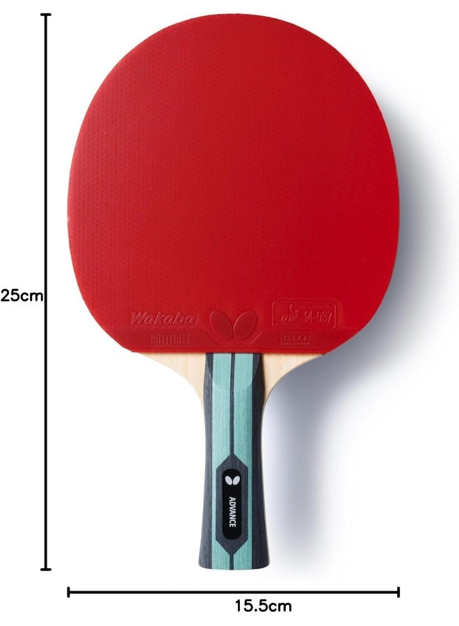 Butterfly Team Advance Table Tennis Bat | Professional Table Tennis Bat for Advanced Players | ITTF Approved for Competitions, Concave, Black - Image 5