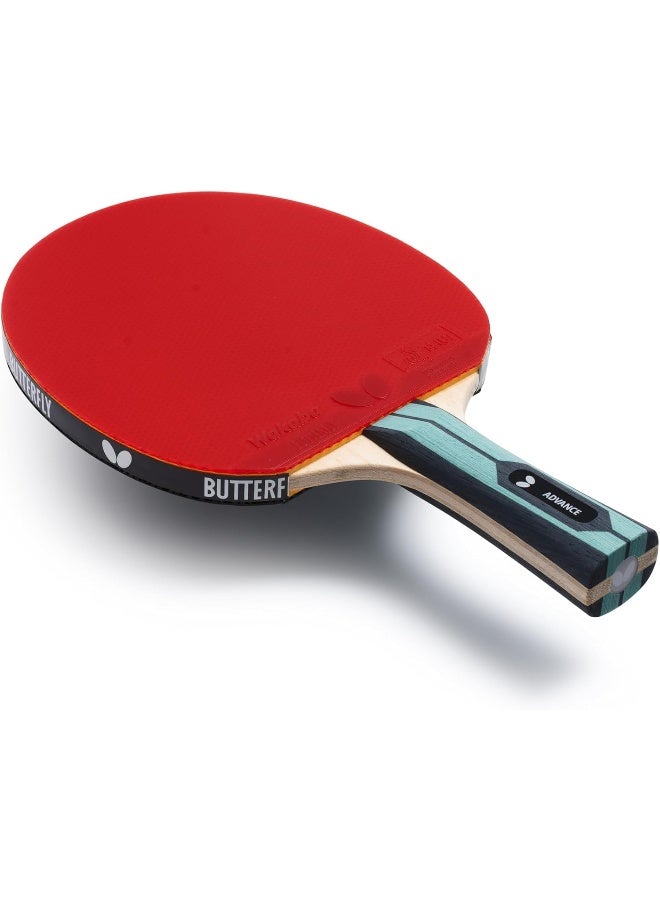Butterfly Team Advance Table Tennis Bat | Professional Table Tennis Bat for Advanced Players | ITTF Approved for Competitions, Concave, Black - Image 3