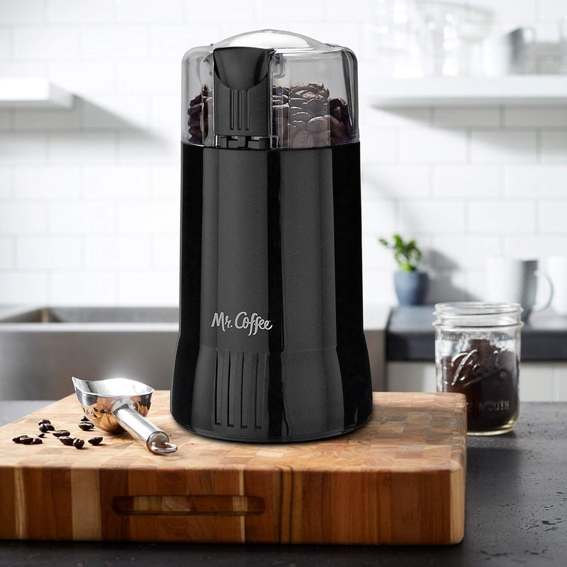 Mr. coffee Electric Coffee Grinder|Coffee Bean Grinder| Spice Grinder, Black - Image 1