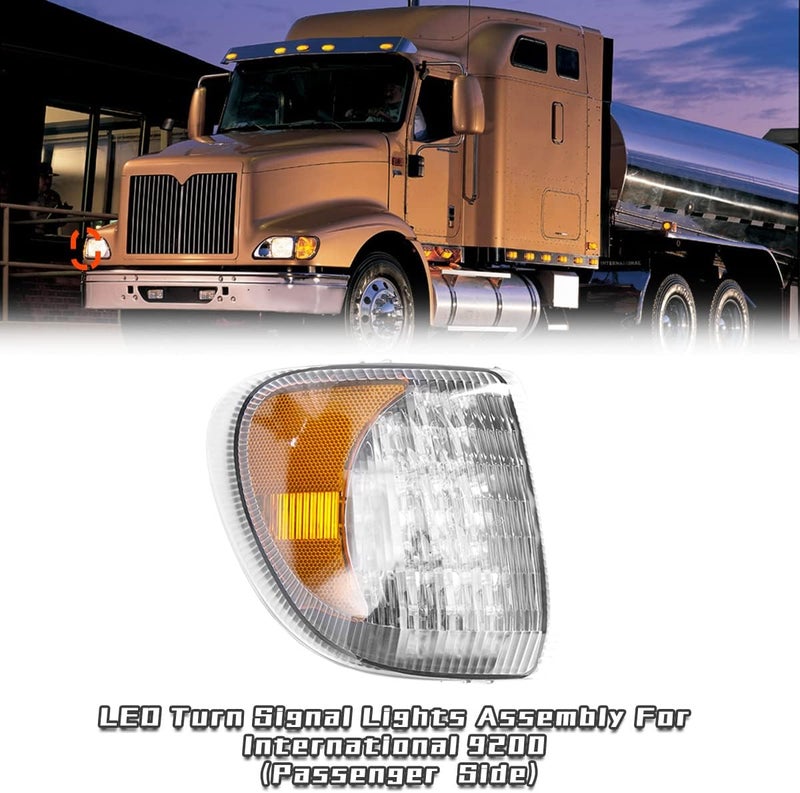 High Soar LED Turn Signal Light Assembly for International Models 9200 9400 5900 (Passenger Side) - Image 3