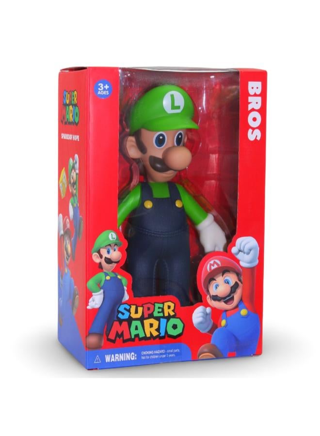 Super Mario's Luigi Battery-Operated Action Figure - Green - Image 1