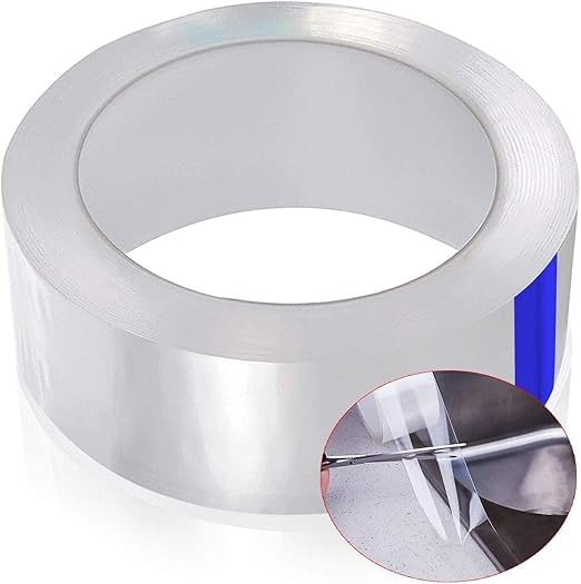 Generic Kitchen Transparent Silicone Sink Tape Kitchen And Bathroom Tape Waterproof Tape Transparent Kitchen Sink Tape Kitchen Sink Corner waterproof tape 5 Meter 1 Pack  - Image 2