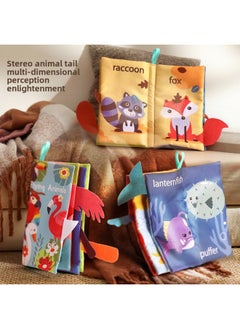 Generic Children's Tail Cloth Book Educational Toy Book Tearable Baby Cloth Book Ringing Paper Enlightenment Book Early Education Toys-Color:-5  - Image 2