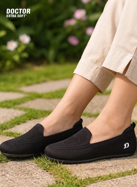 Slip On Walking Shoes for Women | Lightweight Breathable Comfort Sneakers Daily Wear  Casual | Doctor Extra Soft D-1003