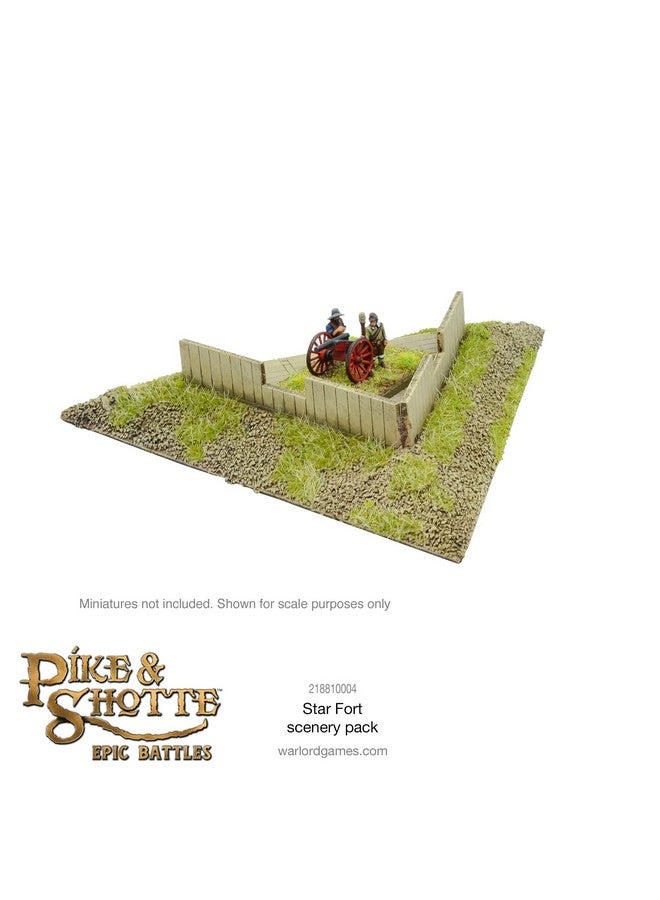 Warlord Games Pike & Shotte Epic Battles - Star Fort Scenery Pack for Military Table Top Wargaming Diorama Plastic Model Kit 218810004 - Image 4