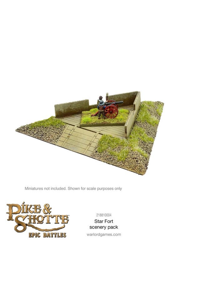 Warlord Games Pike & Shotte Epic Battles - Star Fort Scenery Pack for Military Table Top Wargaming Diorama Plastic Model Kit 218810004 - Image 3