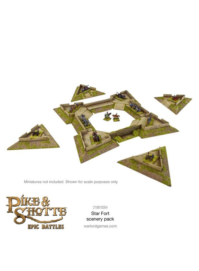 Warlord Games Pike & Shotte Epic Battles - Star Fort Scenery Pack for Military Table Top Wargaming Diorama Plastic Model Kit 218810004 - Image 2