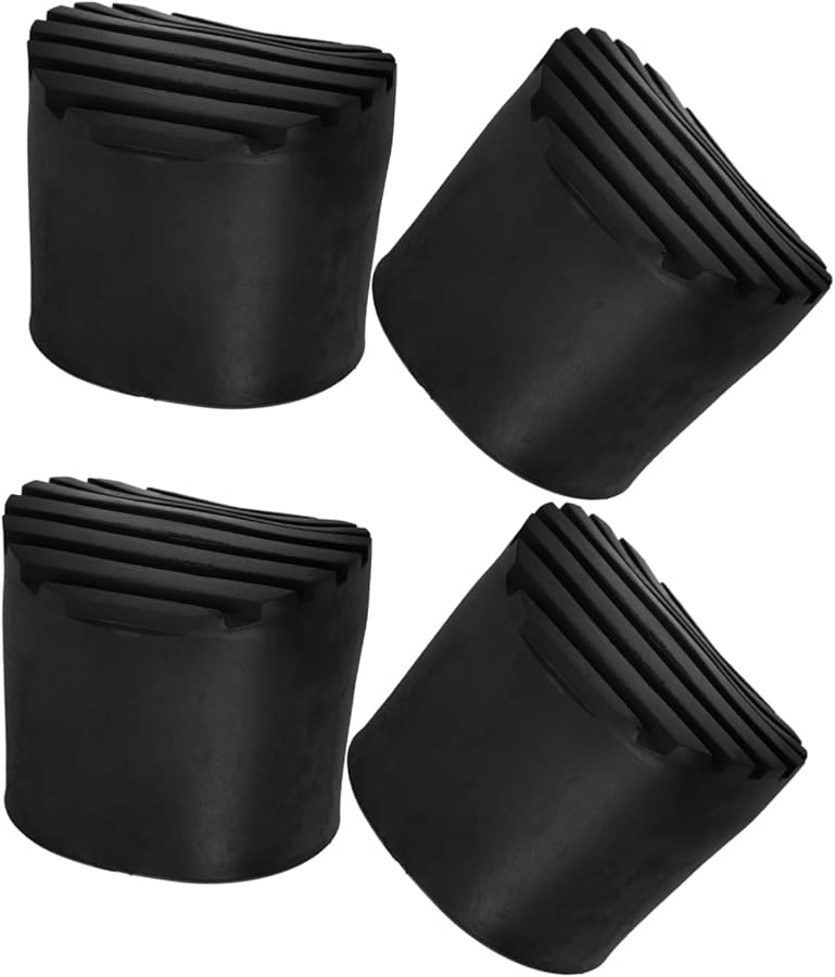 4Pcs Ladder Feet Covers Rubber Pads Wear Resistant Nonslip Floor Protectors - Image 2