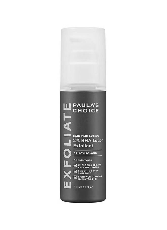 PAULA'S CHOICE Skin Perfecting 2% BHA Liquid Salicylic Acid Exfoliant, Facial Exfoliant For Blackheads, Enlarged Pores, Wrinkles And Fine Lines, Lightweight Liquid Absorbs Quickly, Suitable For All Skin Types  - Image 1