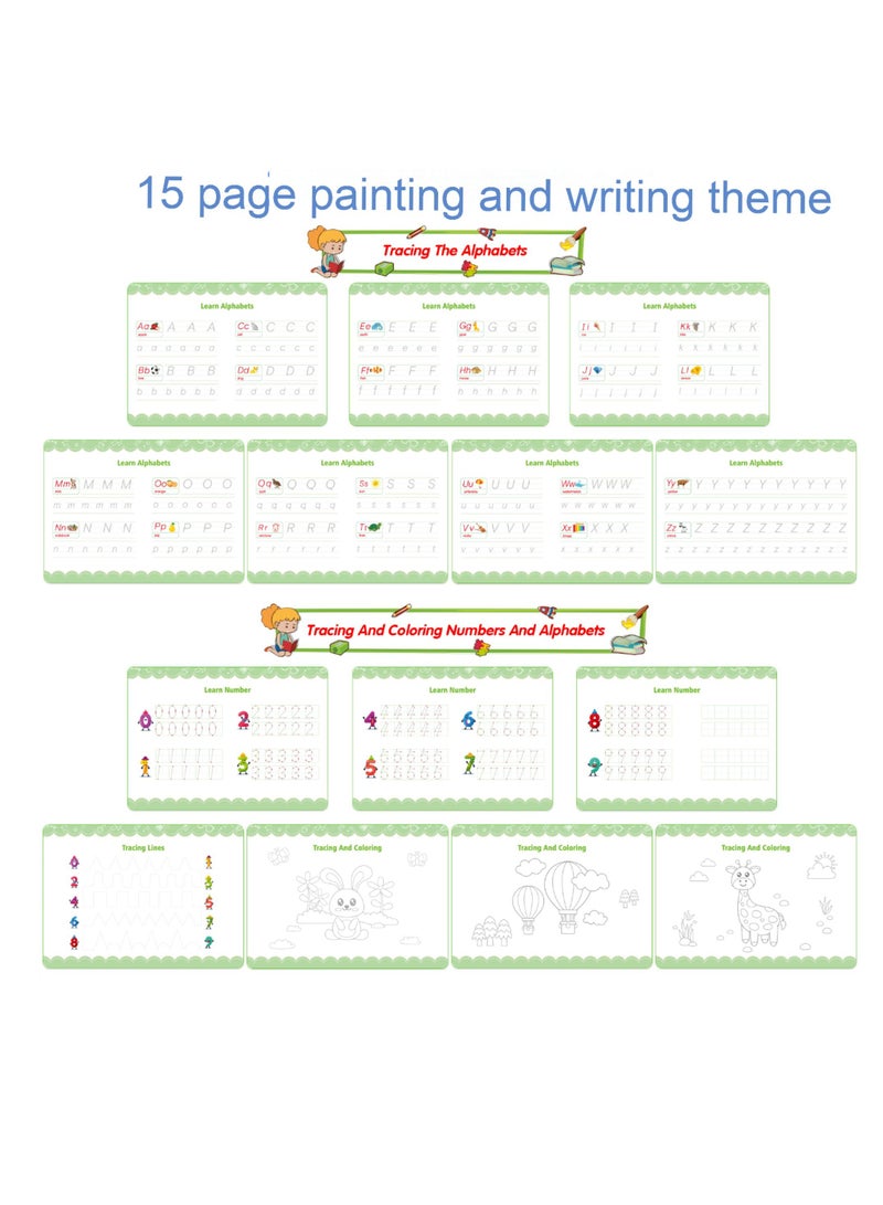 Quiet Book for Kids, Busy Book, Velcro Reusable Sticker Book, Early Childhood Education Flip Busy Book - Image 3