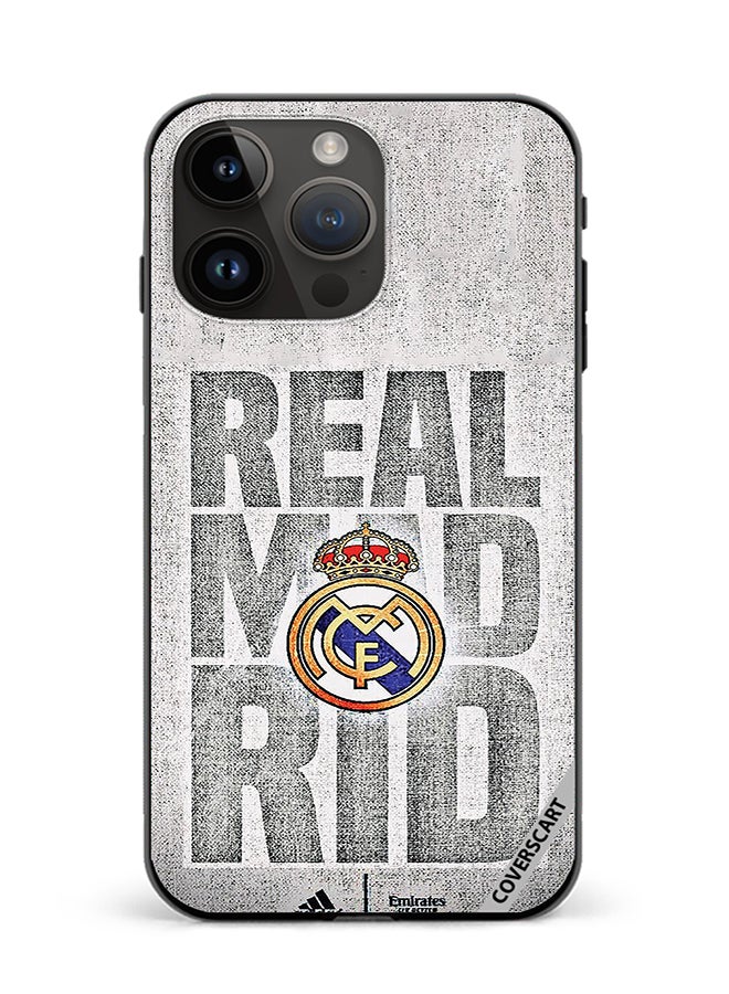 COVERSCART Protective Case Cover For Apple iPhone 15 Pro Real Madrid Design Multicolour - Image 1
