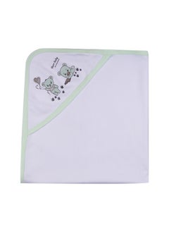 Babies Basic 7 Piece Unisex 100% Cotton Gift Set Include Bib, Pyjama, Mitten, Cap, Romper, Top And Bottom Set  - Image 4