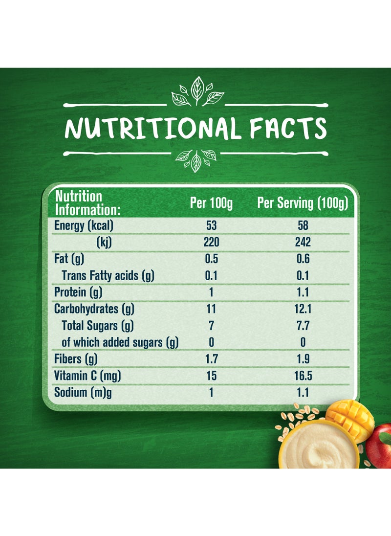 Gerber Organic Baby Fruits And Cereals Apple Mango And Oats 110g  - Image 4