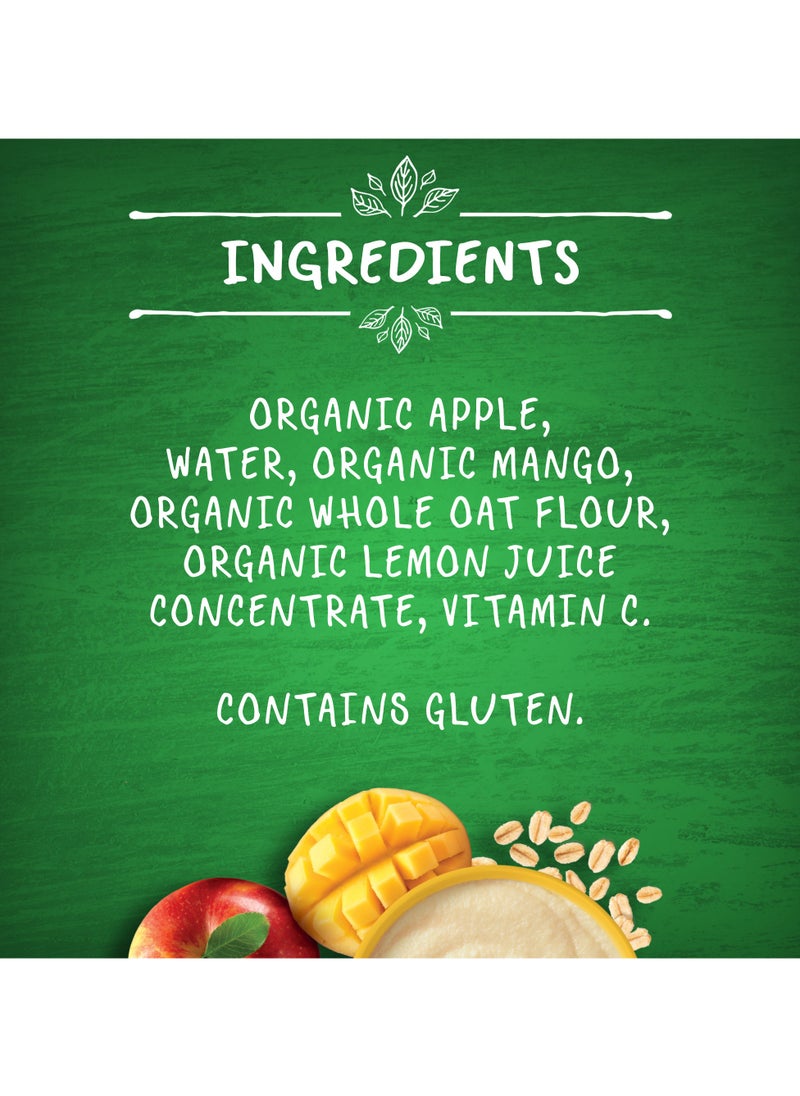 Gerber Organic Baby Fruits And Cereals Apple Mango And Oats 110g  - Image 5