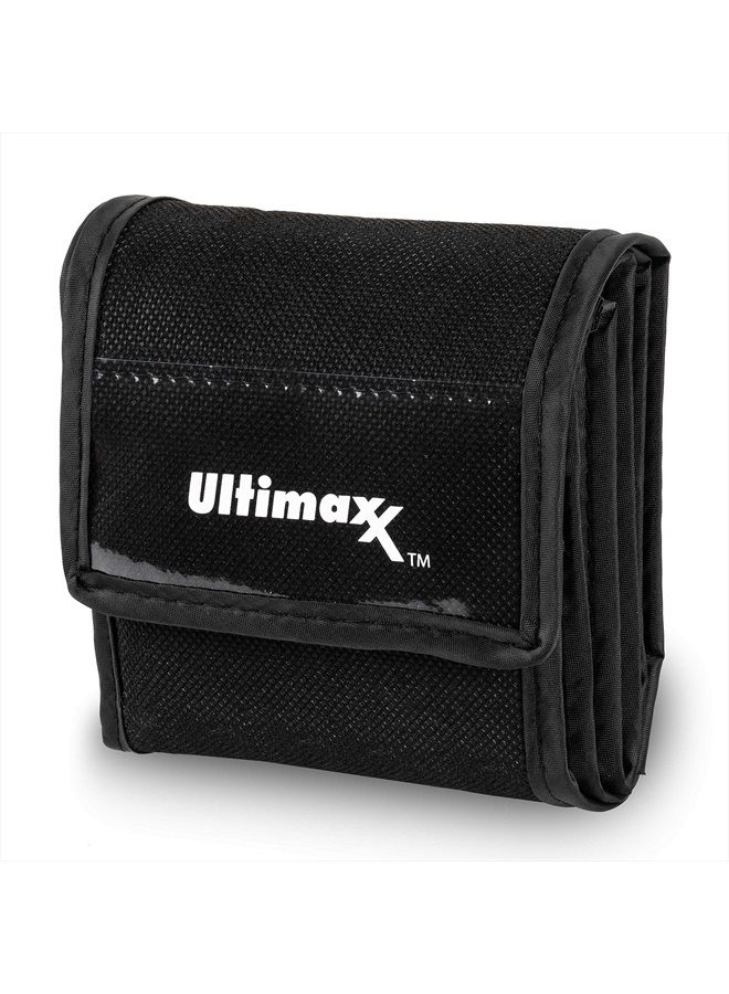 Ultimaxx 82MM Ultimaxx Professional Six Piece Gradual Color Filter Kit (Orange, Yellow, Blue, Purple, Red, Grey) for Camera Lens with 82MM Filter Thread and Protective Filter Pouch - Image 4