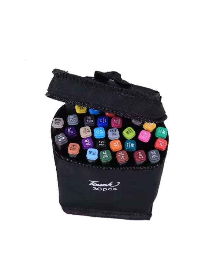 36 Colors Dual Brush Tip Permanent Art Markers for Book Painting Card Making Coloring Illustrations Sketch Perfect for Adults Kids Dual Tip Art Markers Coloring Books Sketching and Card Making