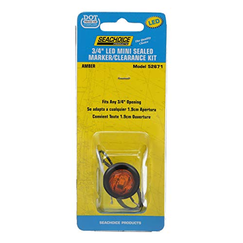 SEACHOICE Marker Light, Amber LED, Trailer - Image 5