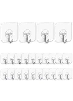 SMARTCAM SMARTCAM Wall Hooks for Hanging Strong 10 Pack Adhesive Hooks for Wall Heavy Duty self Adhesive Hook Wall hangings Kitchen Accessories Items Clothes Hanging Sticky Photo Frame Hangers  - Image 2