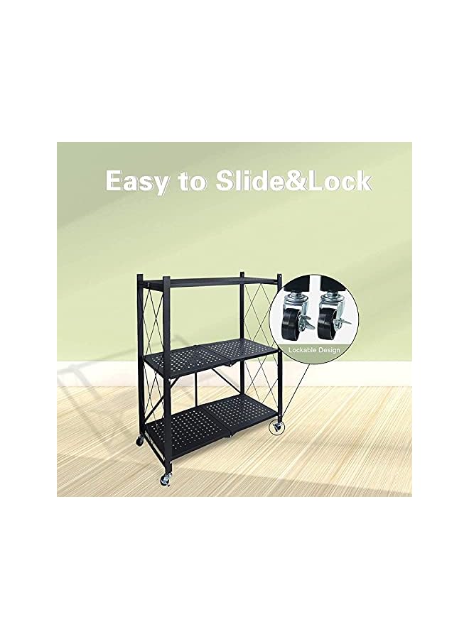 Zaboon Folding Trolley Rack (3Tier) - Image 4