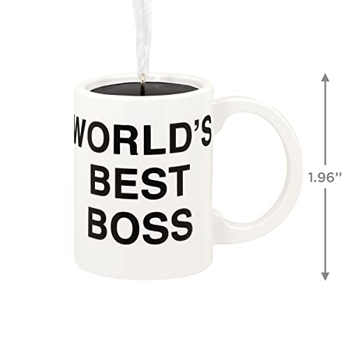 Hallmark The Office World's Best Boss Coffee Mug Christmas Ornament (0002HCM9116) - Image 5