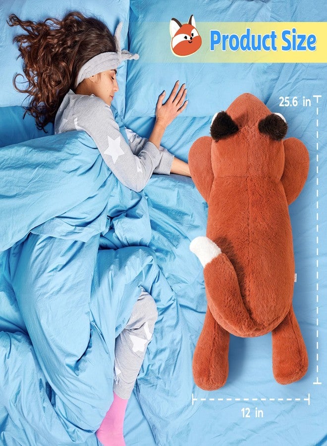 PEACH CAT 25.6 inch 5 lbs Fox Weighted Stuffed Animals Large Weighted Plush Soft Plushies Toys Body Pillow Gifts for Kids Adults - Image 5