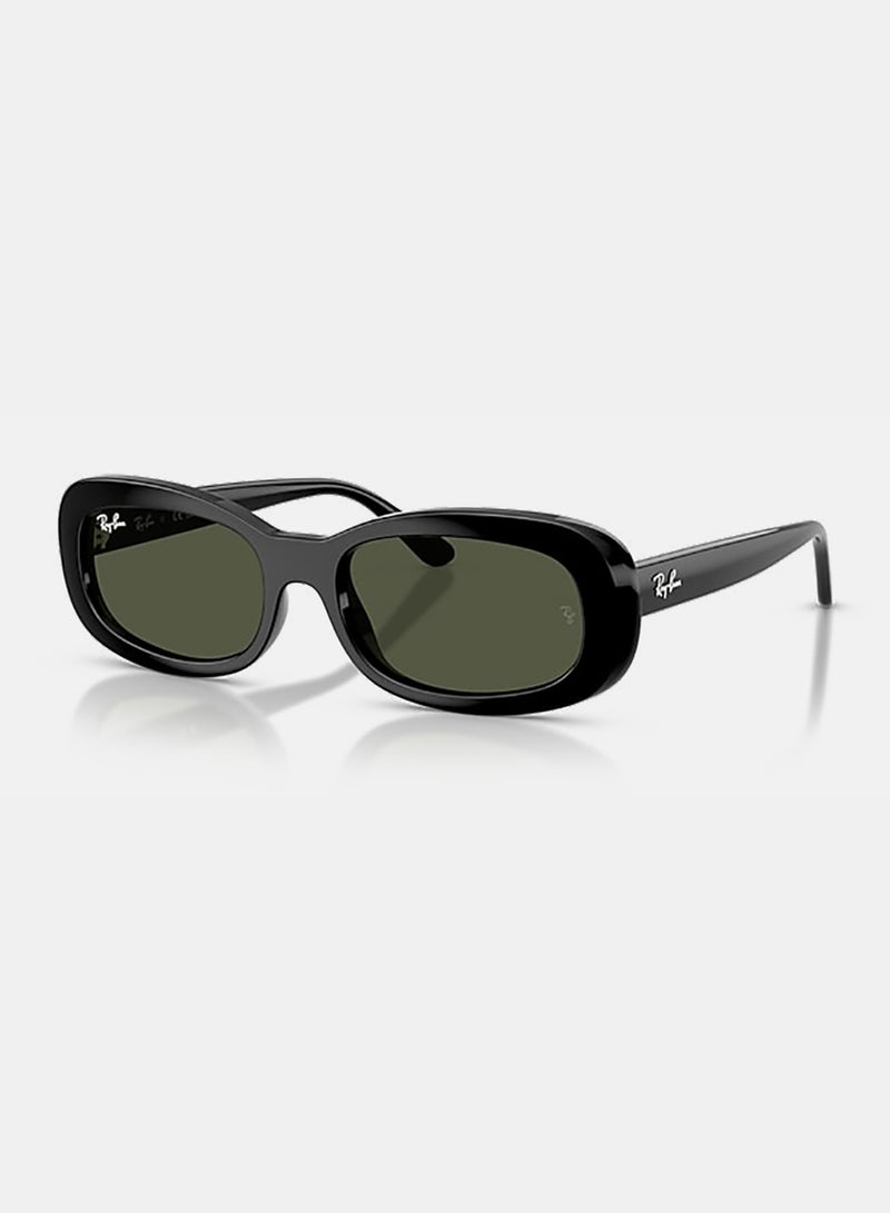 راي بان Women Women Full Rim Oval Sunglasses 0RB2221 53 - Image 1