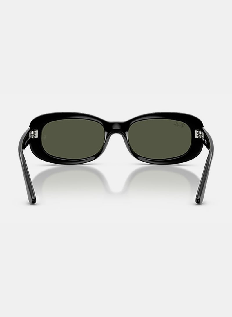 راي بان Women Women Full Rim Oval Sunglasses 0RB2221 53 - Image 4