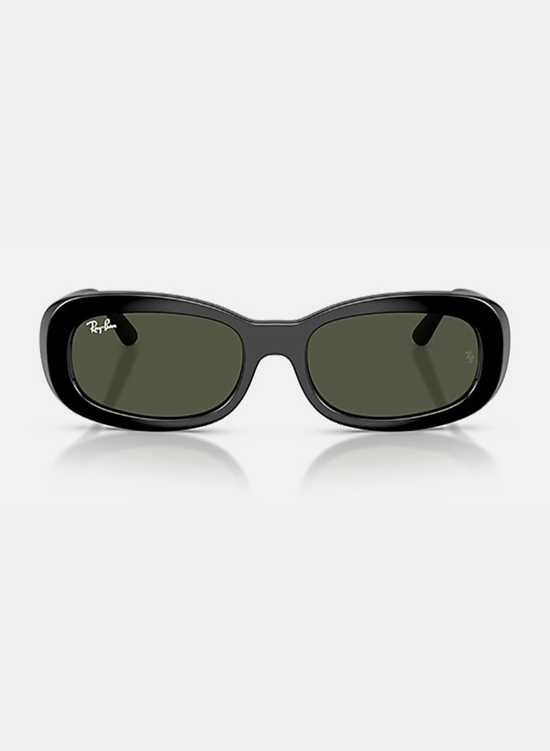 راي بان Women Women Full Rim Oval Sunglasses 0RB2221 53 - Image 2