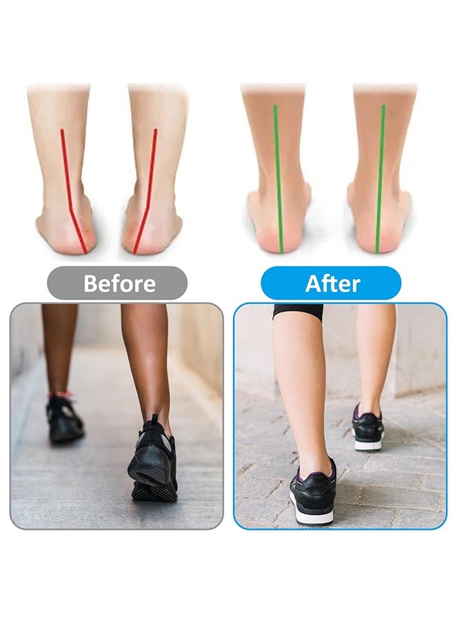 عربست حزام دعم القوس ، أشرطة ضغط دعم القوس القابلة للتعديل ، لتخفيف التهاب اللفافة الأخمصية - Image 5