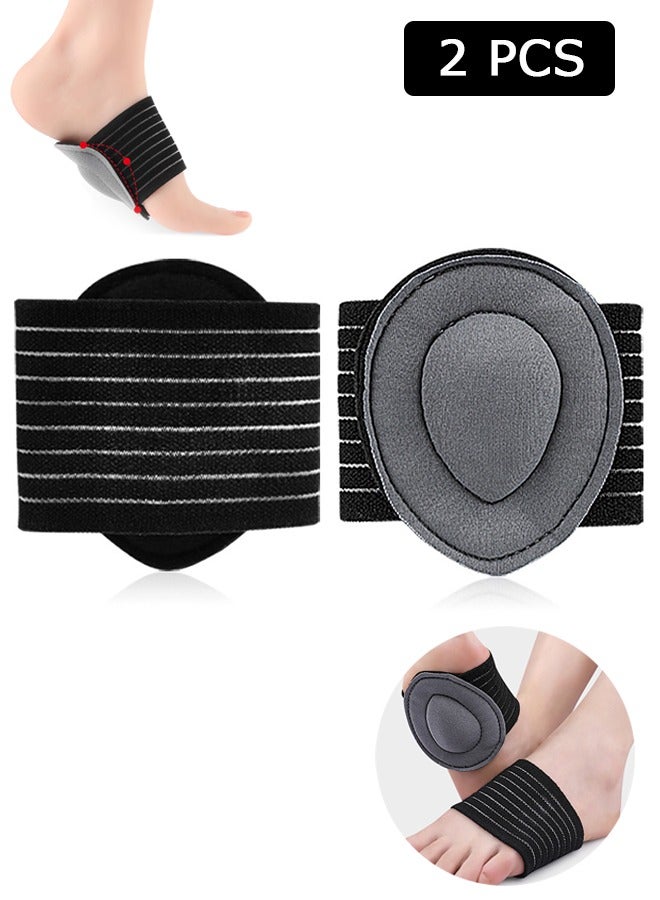 عربست حزام دعم القوس ، أشرطة ضغط دعم القوس القابلة للتعديل ، لتخفيف التهاب اللفافة الأخمصية - Image 1