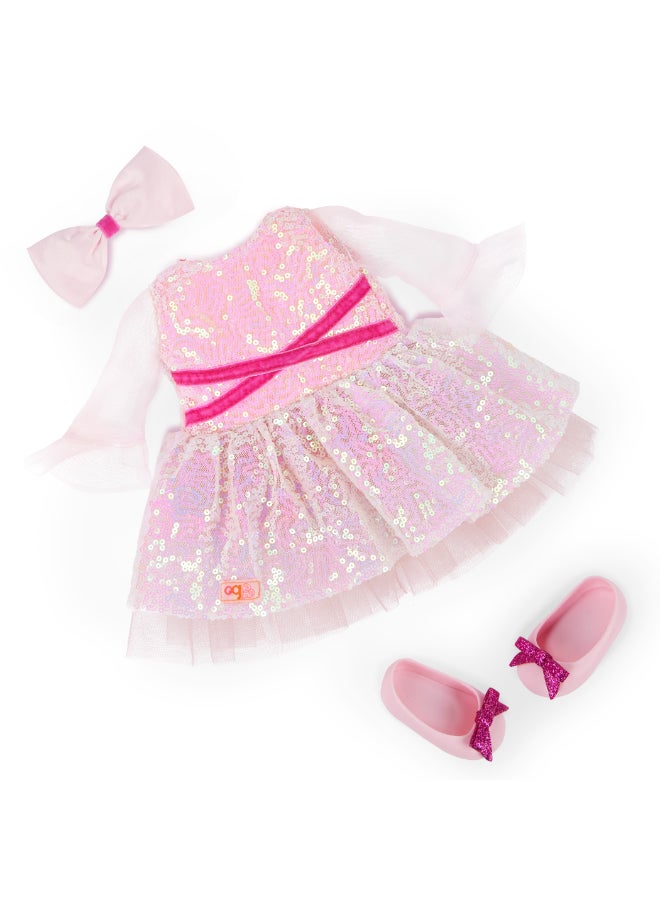 Our Generation Holiday Doll w/ Sequin Dress, Katia - Image 3