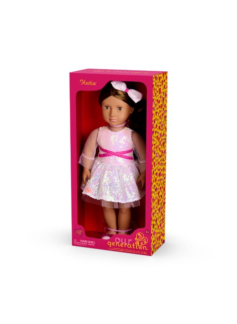 Our Generation Holiday Doll w/ Sequin Dress, Katia | Best Price Bahrain | Manama, Riffa Our Generation Holiday Doll w/ Sequin Dress, Katia | Best Price Bahrain | Manama, Riffa