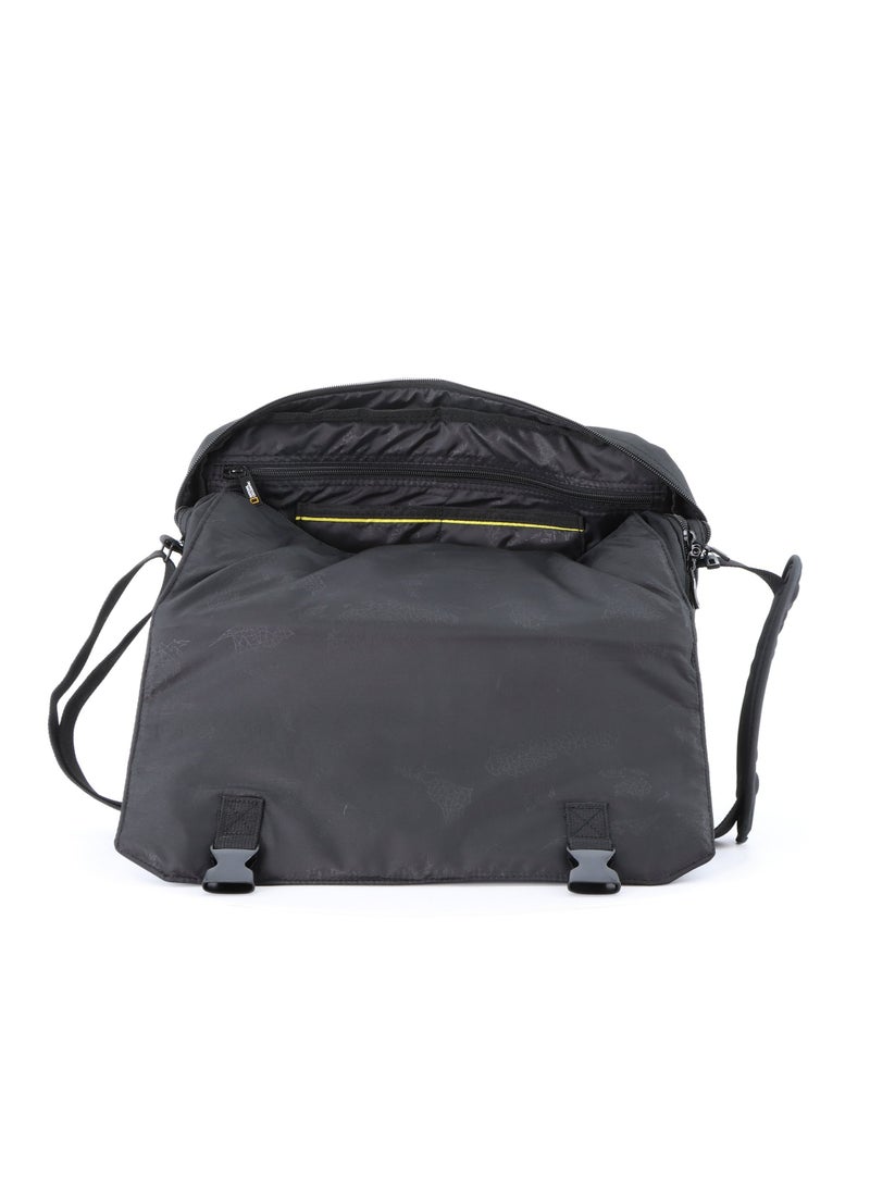 NATIONAL GEOGRAPHIC - National Geographic Pro Messenger Bag Black,  Stylish for Men and Women Compact and Versatile, Portable Organizer for Travel, Business, University - Image 1