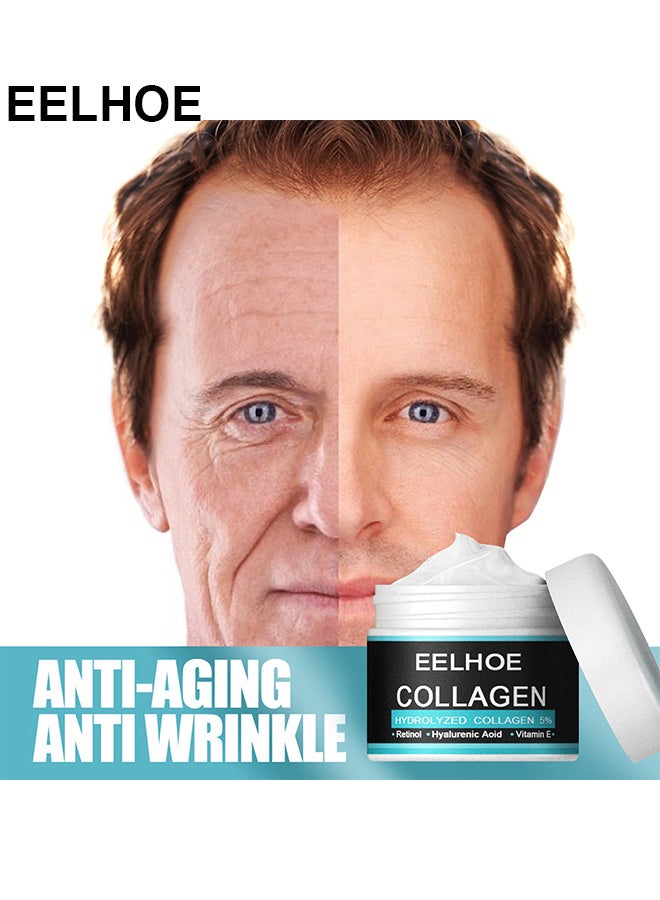 EELHOE Men's Moisturizing Anti-Aging Cream, 30g Men's Face Moisturizer Cream, Age Rewind Men's Wrinkle Cream, Anti Aging Wrinkle Cream for Men, Skin Firming and Tightening Lotion - Image 4