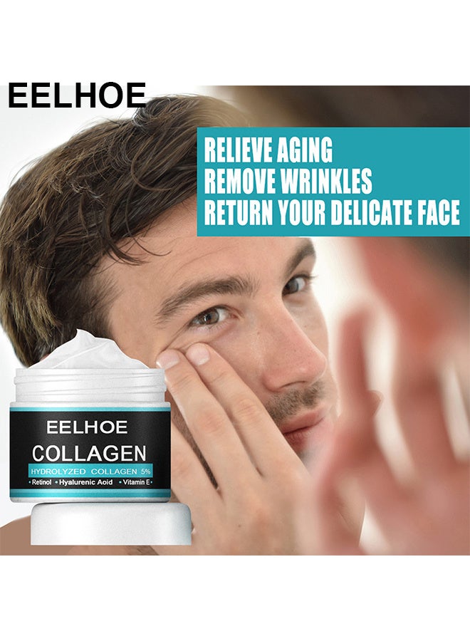 EELHOE Men's Moisturizing Anti-Aging Cream, 30g Men's Face Moisturizer Cream, Age Rewind Men's Wrinkle Cream, Anti Aging Wrinkle Cream for Men, Skin Firming and Tightening Lotion - Image 2