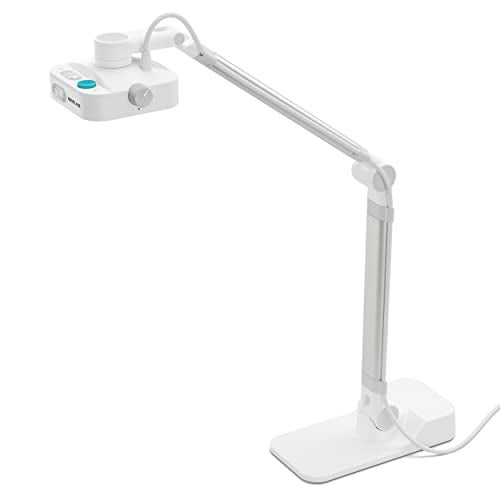 OKIOLABS OKIOCAM W1 USB 4K 8MP Document Camera with Light for Teachers. Comes with OKIOPoint & AI-Tracking Presentation Software. Doc Camera for Classroom. Compatible with PC/Mac, with Type-C Adaptor - Image 1