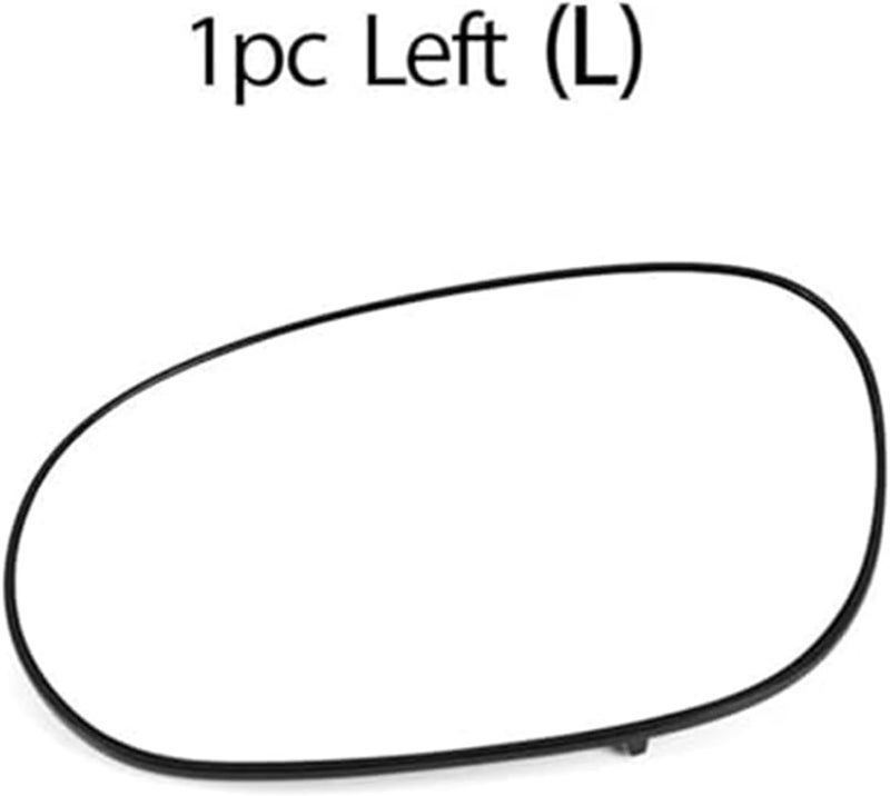 QASULER Heated Side Mirror Glass for Dodge Challenger - Image 2