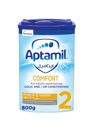 Comfort 2 Follow-On Formula Milk From 6-12 Months, Dietary Management of Colic & Constipation, Easy To Use Pack
