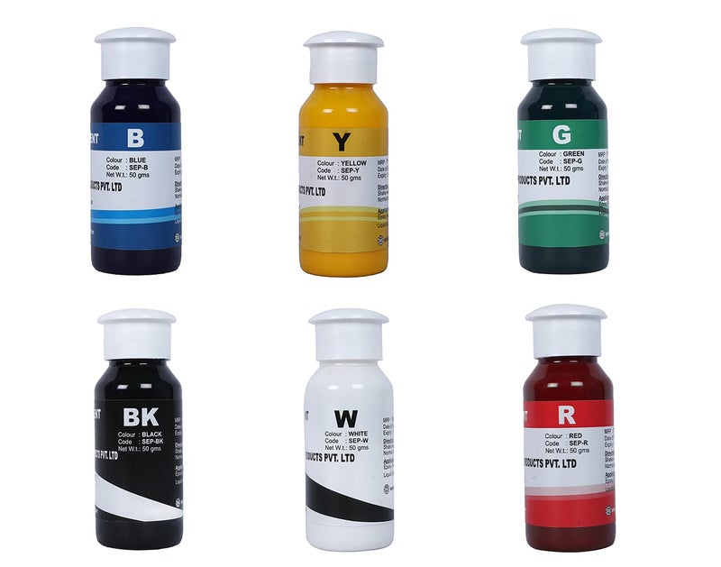CHEMZEST MultiColor Liquid Pigments Set (Bottle) - Image 1