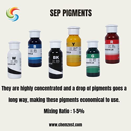 CHEMZEST MultiColor Liquid Pigments Set (Bottle) - Image 3
