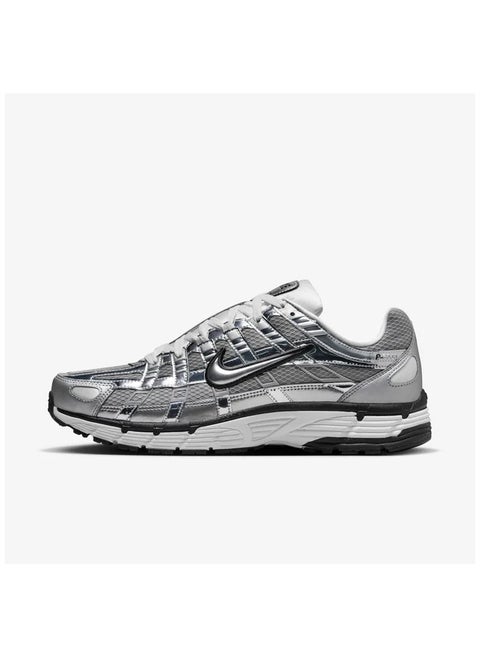 Nike P-6000 Breathable Metallic Silver/Sail/Black/Metallic Silver Shoes, Sneakers