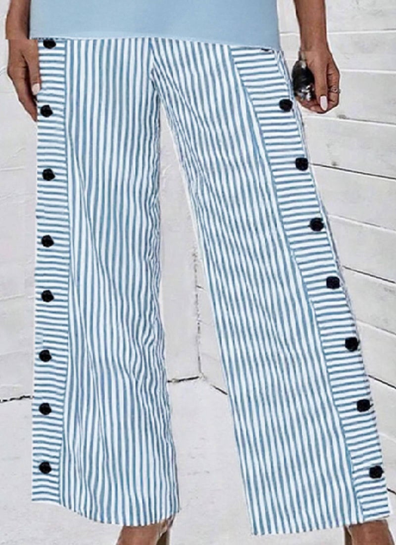 LOZ Lounge Sets for Women 2026 Summer Casual 3/4 Sleeve Shirts Wide Leg Pants Matching Tracksuit Sets Travel Outfits - Image 4