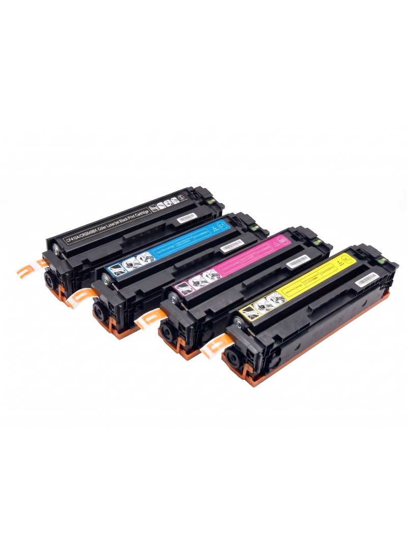 طباعة الذهب Gold Print Premium Toner Cartridge Universal Toner CF410A  CRG046 Pack, Compatible for HP Color LaserJet Pro M452dw, 452dn, 452nw, HP Color LaserJet Pro MFPM477fnw, M477fdn, M477fdw, MFP M377dw, Canon Color imageCLASS LBP654Cdw, MF735Cdw, MF731Cdw, MF733Cdw, Canon Color I-SENSYS LBP654Cx, 653Cdw, MF732Cdw, 734Cdw, 735Cx, Canon Satera MF731Cdw, LBP654C, LBP652C, LBP651C, MF735Cdw, MF733Cdw, HP Color For Use With: HP LaserJet Enterprise and Canon printer (Japan Powder) - Image 2