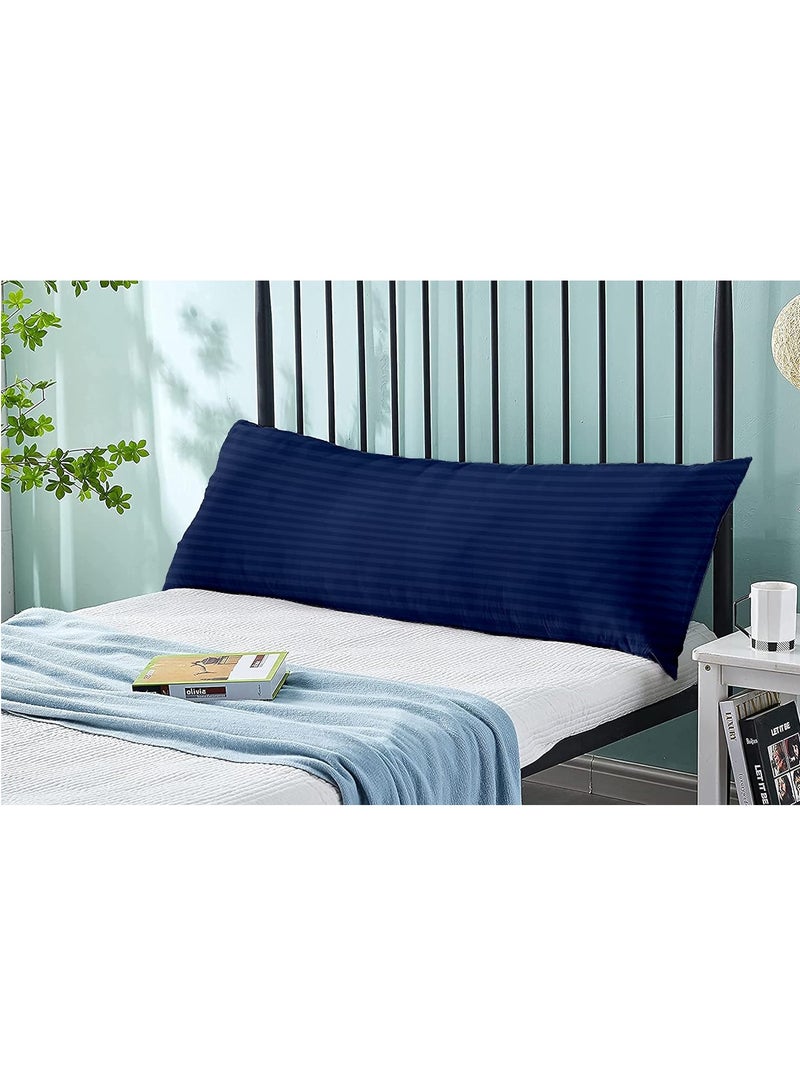 DubaiGallery Ultra Soft Body Pillow - Long Side Sleeper Pillows For Use During Pregnancy - 100% Cotton Cover with Soft Polyester Filling  - Image 2