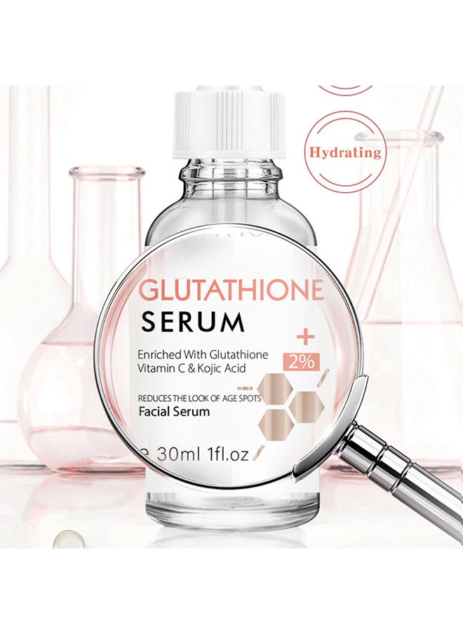 Lanthome Advanced Glutathione White Serum, Intensive Lightening Facial Serum Whitening The Skin Diminish Sunburn And Dark Spots 30ML  - Image 4