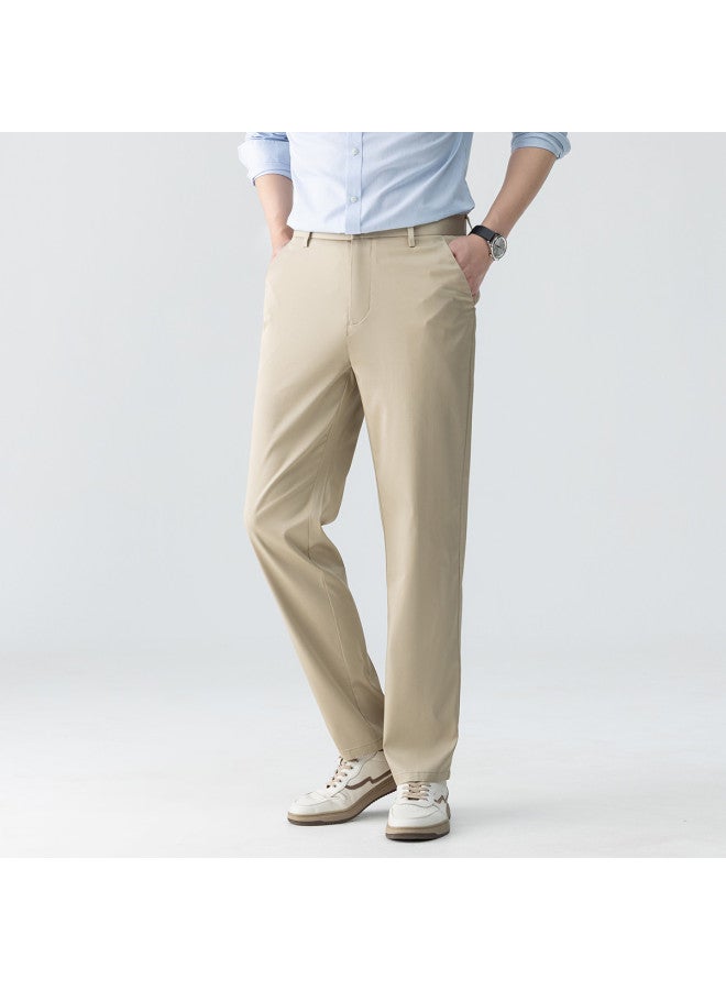 Fomoce men's Stretch Casual Pants - Spring/summer Business Commuting Essential In Classic Solid Colors - Image 3