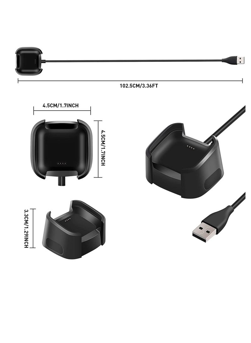 Excefore Replacement Charger Compatible with Versa 2 Charger, Charger Dock Cradle Replacement USB Charging Cable Cord Charger Stand Adapter for Versa 2 Charging Station (ONLY for Versa 2) - Image 5