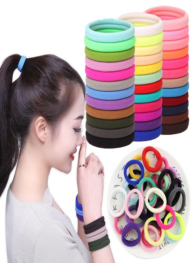 DIAN Assorted Pack of 90 Multicolor Hair Rubber Bands, Ponytail Holders, Hair Tie, Hair Bow, Hair Accessories for Women, Teens and Girl - Image 4
