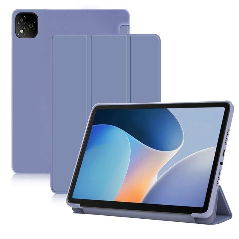 حافظة جلدية واقية شاملة ثلاثية الطي لجهاز Infinix Xpad X1101 مناسبة لنقل الصوت - Image 2